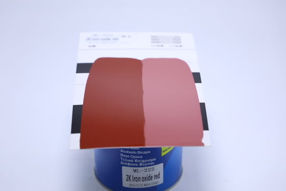 สีรถสีแดงเหล็กทนทานการสกัดและทนทานการกัดกร่อน