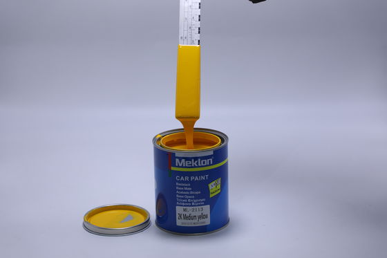 MK2113 สีรถยนต์สีเหลืองกลาง เนื้อด้าน ทนทานต่อรังสียูวี ขายดี