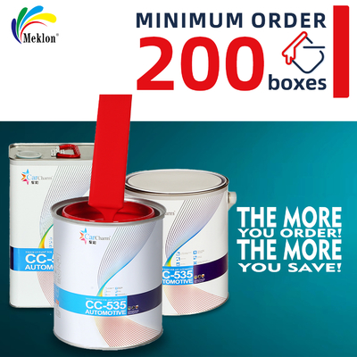 ร้านผลิตสีรถยนต์สีแดงที่แห้งเร็วขายตรงและคุณภาพสูง