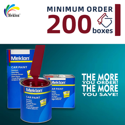 สีรถยนต์ 1K2K พร้อมพลังแสดงออกสูงและการปกปิดสูง สีแดงเข้มสำหรับรถยนต์