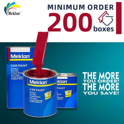 สีซ่อมรถยนต์สีแดงสด ทนทานต่อรังสียูวี ประสิทธิภาพสูง