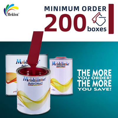 สีซ่อมรถยนต์สีแดงไวน์ ทนทานต่อสภาพอากาศและอุณหภูมิสูง คุ้มค่า