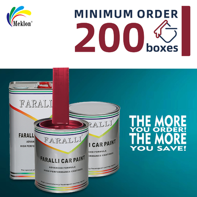 แมท สีกระจ่าง เร็วแห้ง ยาวนาน ป้องกันการกัดกรอง สีแดง การซ่อมรถ