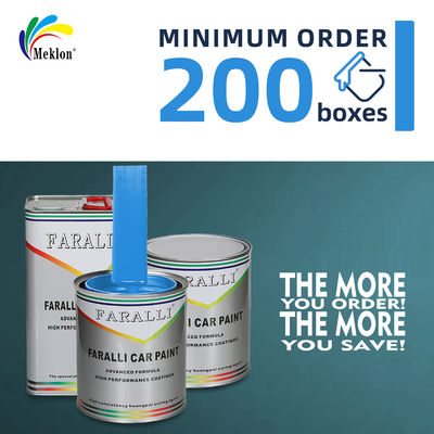 สีถุงซ่อมรถยนต์สีแอคริลิกฟ้าฟ้าที่มีประสิทธิภาพสูงและแห้งเร็ว