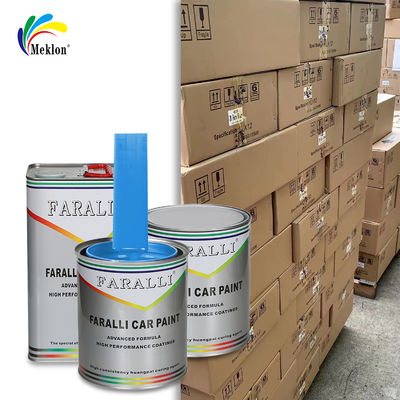 สีถุงซ่อมรถยนต์สีแอคริลิกฟ้าฟ้าที่มีประสิทธิภาพสูงและแห้งเร็ว