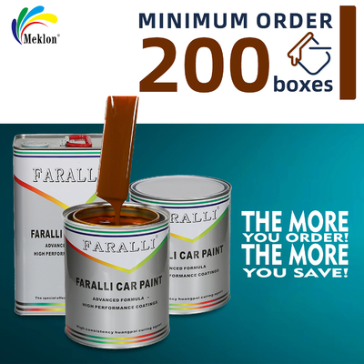 สีรถยนต์สีน้ำตาลเป็นมิตรต่อสิ่งแวดล้อม 1K2K พร้อมความทนทานต่อรอยขีดข่วนและทนต่ออุณหภูมิสูง