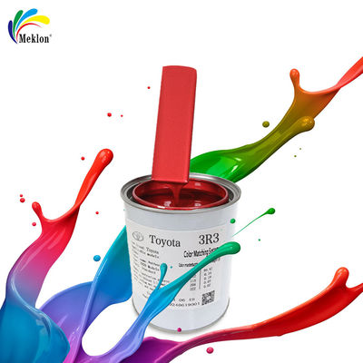 สีรถยนต์สีแดง 3R3 สีกระจ่างสูง สําหรับการซ่อมรถมืออาชีพ