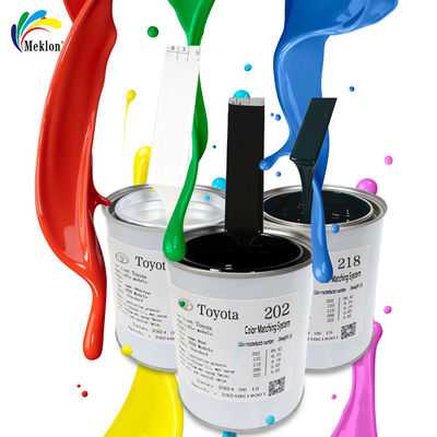 สีซ่อมบํารุง 1K สีดํากระจ่างสูงสําหรับพื้นผิวโลหะ