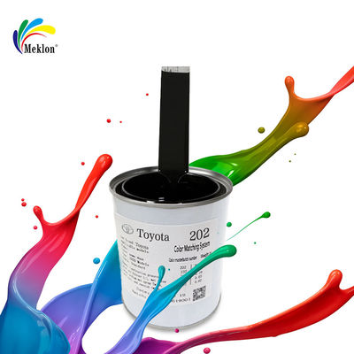 สีซ่อมบํารุง 1K สีดํากระจ่างสูงสําหรับพื้นผิวโลหะ