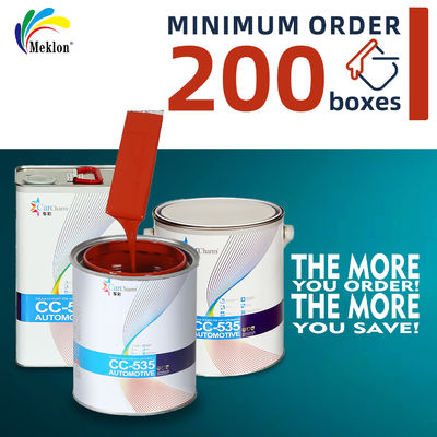 สีรถยนต์ แดงเพลิง ทนทานต่อรังสียูวี แห้งเร็ว มีประสิทธิภาพจากโรงงาน