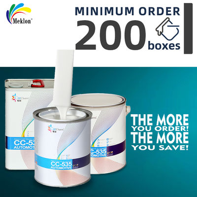 สีรถยนต์สีขาวบริสุทธิ์ขายดี ทนทานต่อรอยขีดข่วนและรังสียูวี