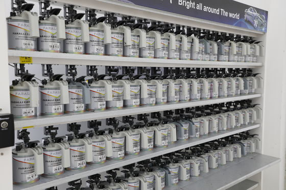 SGS สีรถยนต์สีขาวเพชรไร้อันตราย สีกระจายสีขาวเพชรกระจ่างสําหรับรถยนต์