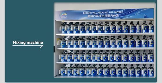 การเคลือบสีรถยนต์อะคริลิค Auto Refinish 1K PU Polyurethane การพ่นสีรถยนต์สําหรับการดูแลรถยนต์ สินค้าซ่อมแซม