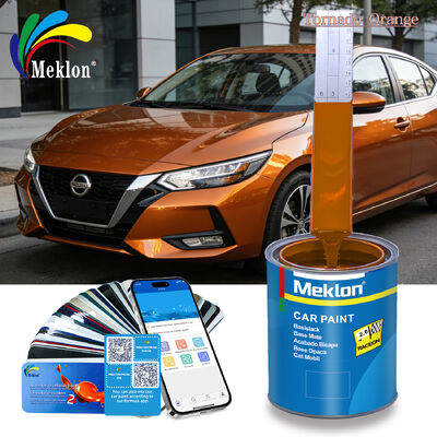 Tornado Orange Refinish Car Paint For Dongfeng Nissan Sylphy สีสวยและทนทาน