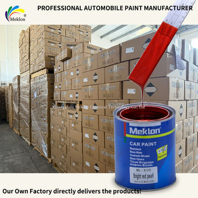 สีรถยนต์เมคลอน ไบรท์เรดเพิร์ล ไฮโครมา ทนต่อรอยขีดข่วน สำหรับซ่อมแซมรถยนต์