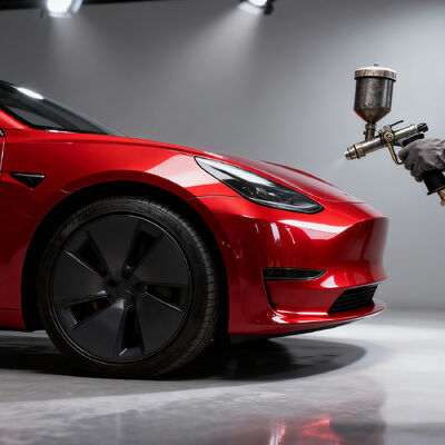 สีรถยนต์เมคลอน ไบรท์เรดเพิร์ล ไฮโครมา ทนต่อรอยขีดข่วน สำหรับซ่อมแซมรถยนต์