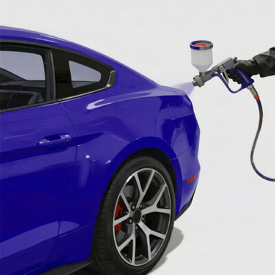 สีรถยนต์ Meklon MK-208 2K สีฟ้า ทนรอยขีดข่วน ปล่อยสาร VOC ต่ำ สำหรับงานซ่อมรถยนต์