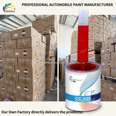 สีอะคริลิค 2K สีแดงสดสำหรับซ่อมแซมและปรับปรุงรถยนต์