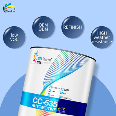 สีอะคริลิคเคลือบเงาสำหรับรถยนต์ 2K สีเหลืองโคลน สำหรับพ่นเคลือบเงา สีรถยนต์สำหรับซ่อมแซมและปรับปรุงรถยนต์