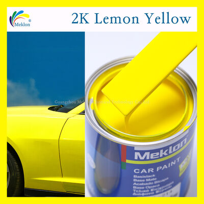 สีอะคริลิคเหลืองมะนาว 2K สำหรับเคลือบสีรถยนต์และสีอุตสาหกรรม ซ่อมแซมและปรับปรุงรถยนต์