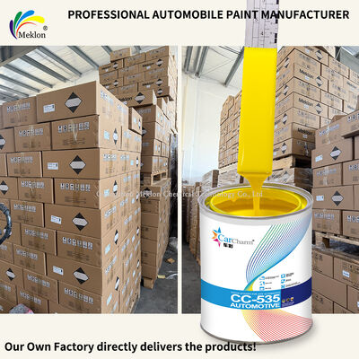 สีอะคริลิคเหลืองมะนาว 2K สำหรับเคลือบสีรถยนต์และสีอุตสาหกรรม ซ่อมแซมและปรับปรุงรถยนต์