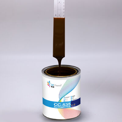 สีอะคริลิคทนทานต่อสภาพอากาศ 1K สีเหลืองเหล็กใส สีรถยนต์ เคลือบสีรถยนต์