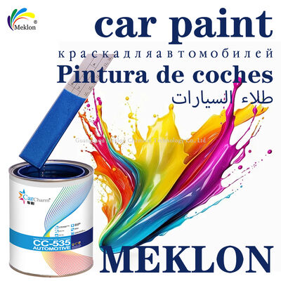 สีกระจ่างสีน้ําเงินเงิน 1K สีอะคริลิคซ่อมรถยนต์ - จําหน่ายแบบชุดมืออาชีพ