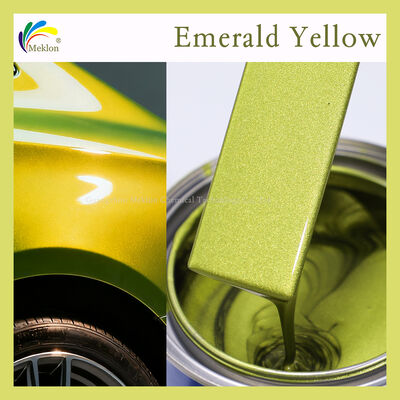 โรงงานซ่อมรถยนต์ X16 สี Emerald Yellow 1L โรงงานผสมอะคริลิคความแม่นยํา 7-14 วัน