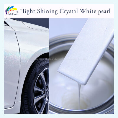 สีซ่อมรถยนต์ Super Sparkling Crystal White Pearl ปรับแต่งโลโก้ตามสั่ง OEM บริการ RTS