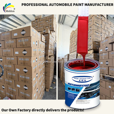 Refinish Car Paint สีรถยนต์มืออาชีพที่ออกแบบมาเพื่อการใช้งานและการยึดเกาะที่ดีเยี่ยมบนแผงตัวถังรถต่างๆ X09 กลิตเตอร์ เรด ซิลเวอร์