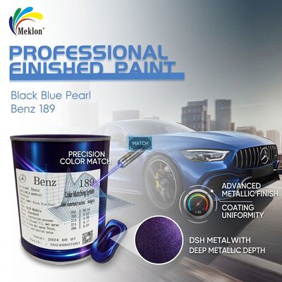Mercedes Benz Premium 1K Blue Pearl Acrylic Automotive Paint China Factory Accurate Color Matching