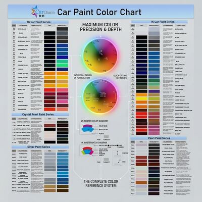 ผู้ผลิตสีรถยนต์อะคริลิค ทนทานต่อการสึกหรอและรอยขีดข่วน