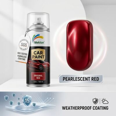 SGS สีรถยนต์เพชรสีแดงไร้อันตราย สีสเปรย์รถยนต์เพชรกันอากาศ