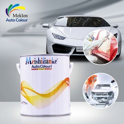 คริสตัลไวท์ 1K สีรถยนต์ Basecoat Anti Oxidation วัสดุอะคริลิคและ Anti- corrosion