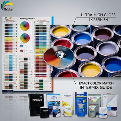 การเคลือบร่างรถยนต์ที่สว่างดี Intermix Automotive 1K Refinish Paint