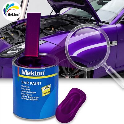 สีรถยนต์อะคริลิคสีม่วงเข้มเงางาม ติดทนนาน ปกป้องสูง 1k2k