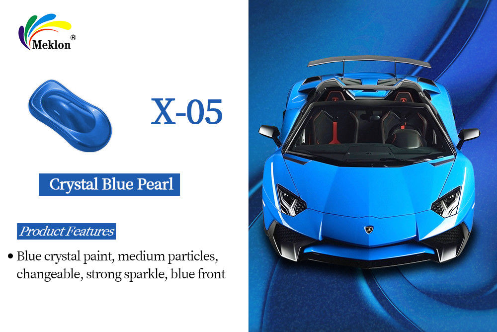 1K Crystal Blue Pearl Paint: สีสดใสและทนทานกับอากาศ