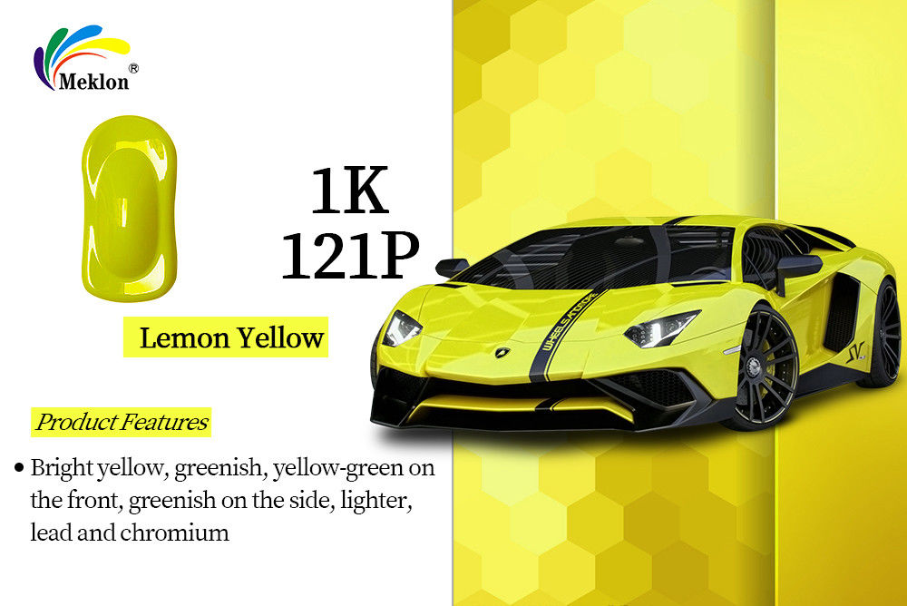 1K สีเหลืองมะนาว เปลี่ยนสีหลายสี สเปรย์ Pigment Chameleon สําหรับสีรถยนต์