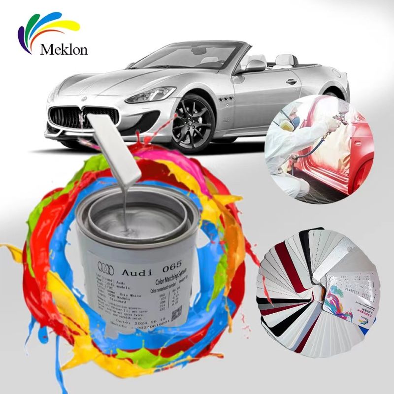 Toyota 1D4 Silver Refinish Auto Paint สําหรับความสว่างและความแข็งแรงสูงกว่า