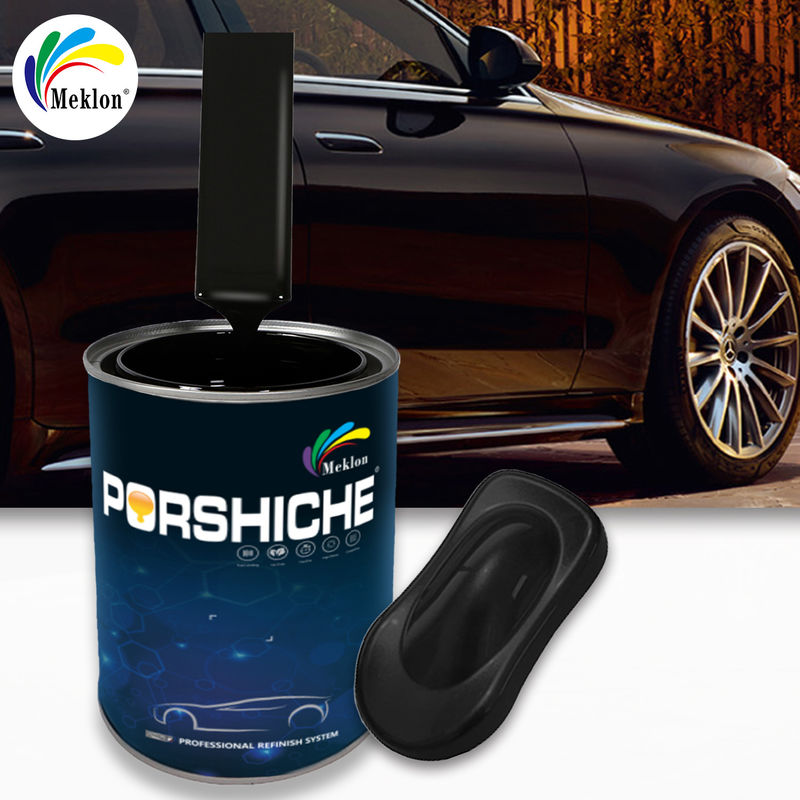2K รถยนต์ Acrylic Resin สีดํา 2K สีสูงสุด สี Acrylic Coating Auto Refinish Paint