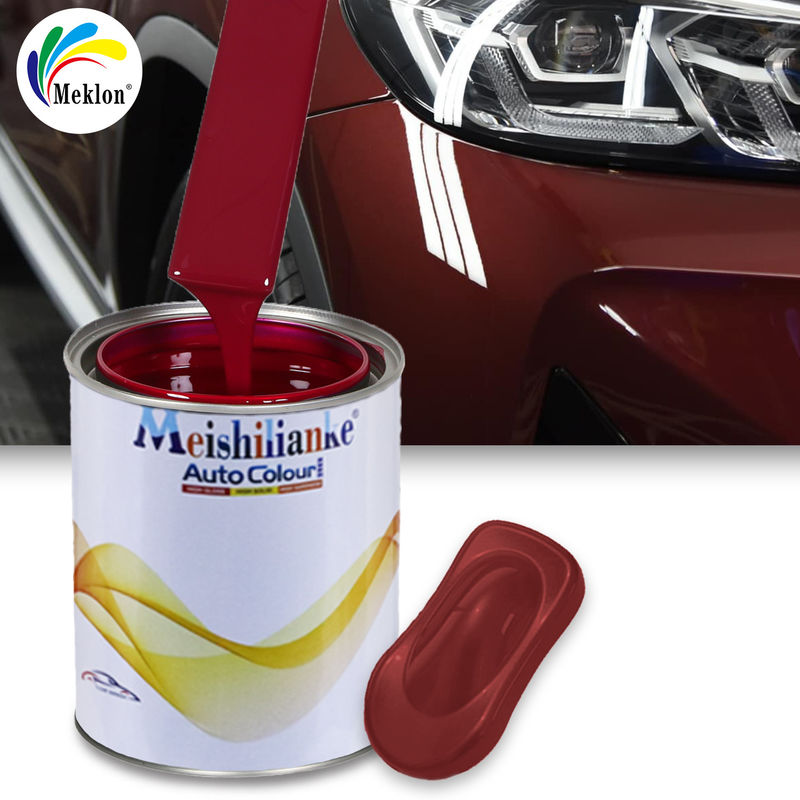จําหน่าย 2K สีแดงรถยนต์ สีสเปคตรโฟโตเมตรผสมสี เครื่องสี 2K Topcoat Refinishing Automotive Spray Paint การเคลือบรถยนต์