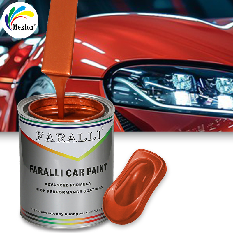 ผู้ผลิตขายตรง สีซ่อมรถยนต์สีส้มแดง คุณภาพสูงและคุ้มค่า