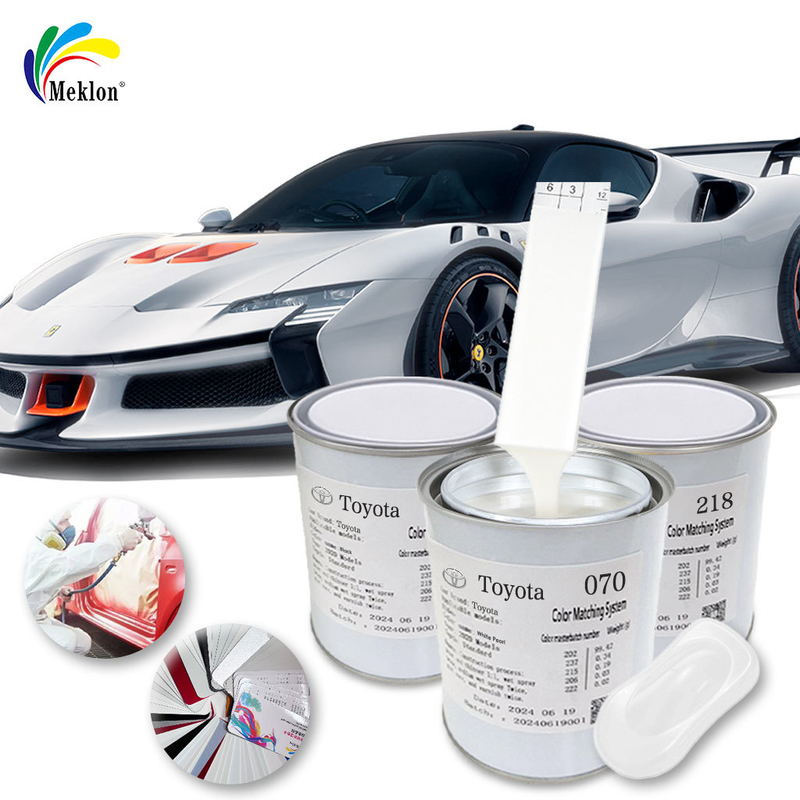 070 สีเพชรสีขาวกระจ่าง สีรถยนต์ สี OEM