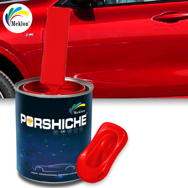 Basecoat High Gloss Mirror Effect Car Paint Paint Automotive Paint 1K สีแดงใหญ่ ซ่อมรถ สีบริษัทจําหน่ายสีบริสุทธิ์และเต็มสี