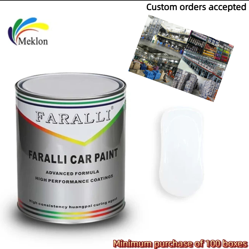 ขายร้อน สีรถอะคริลิก สีรถยนต์เหลว สีรถยนต์เซรามิกเคลือบ สีรถยนต์สีขาวบริสุทธิ์