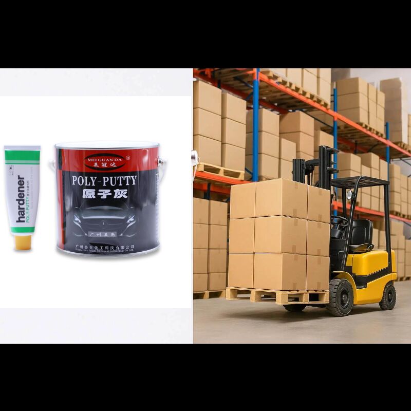 สีโป๊วโพลีเอสเตอร์ 1k เคลือบประสิทธิภาพสูง สำหรับโป๊วเก็บรายละเอียดรถยนต์ สีโป๊วซ่อมตัวถัง