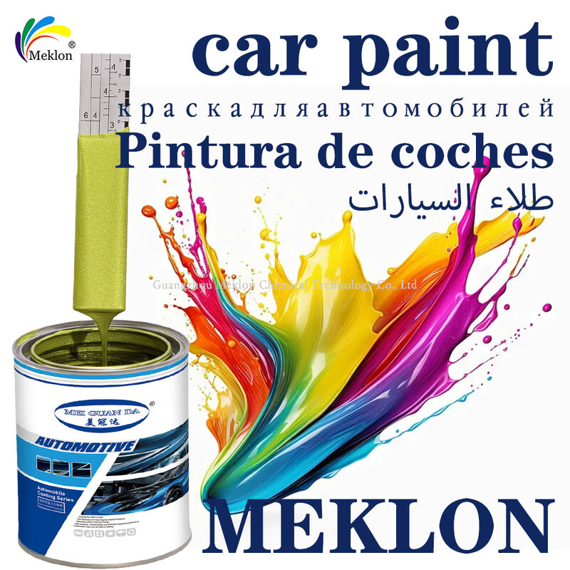 โรงงานซ่อมรถยนต์ X16 สี Emerald Yellow 1L โรงงานผสมอะคริลิคความแม่นยํา 7-14 วัน