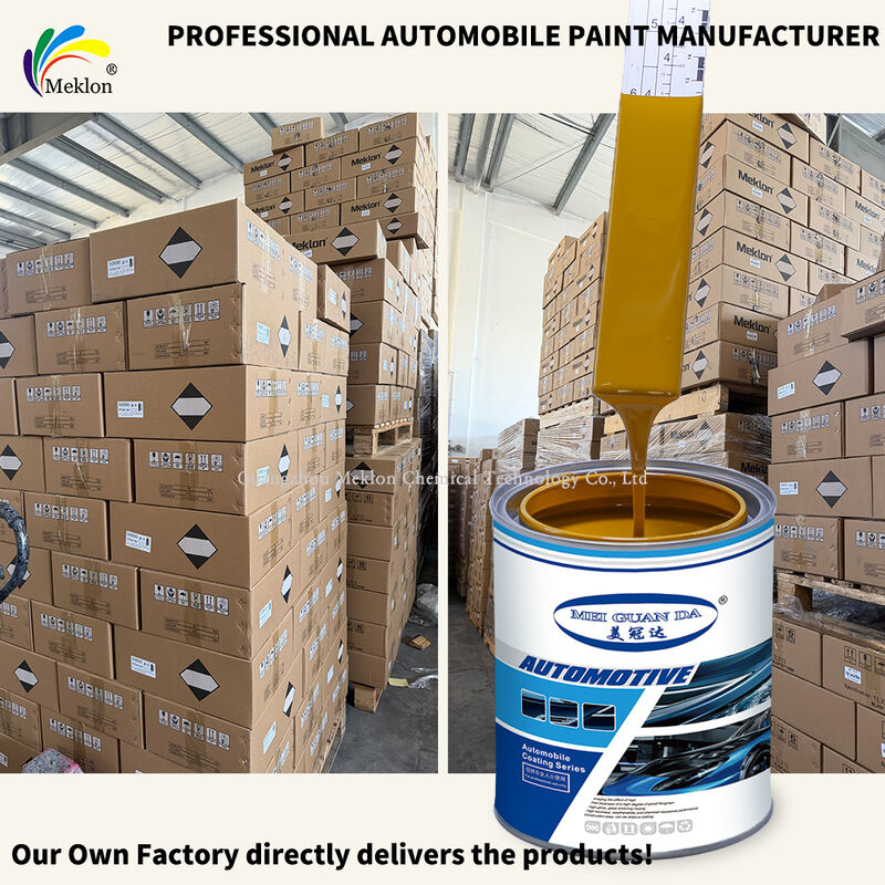 215 Mud Yellow Professional 2K Refinish Tinter สำหรับการซ่อมรถยนต์เพื่อการพาณิชย์