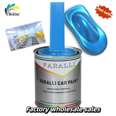 ร่างสีรถยนต์ผสมพร้อมกันกันความชื้น สีฟ้าสีฟ้า Anti UV Multi Function