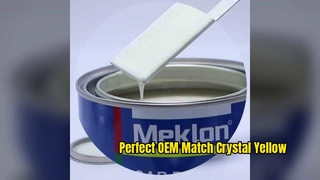 สีรถยนต์ X04 Crystal Yellow Pearl OEM Match